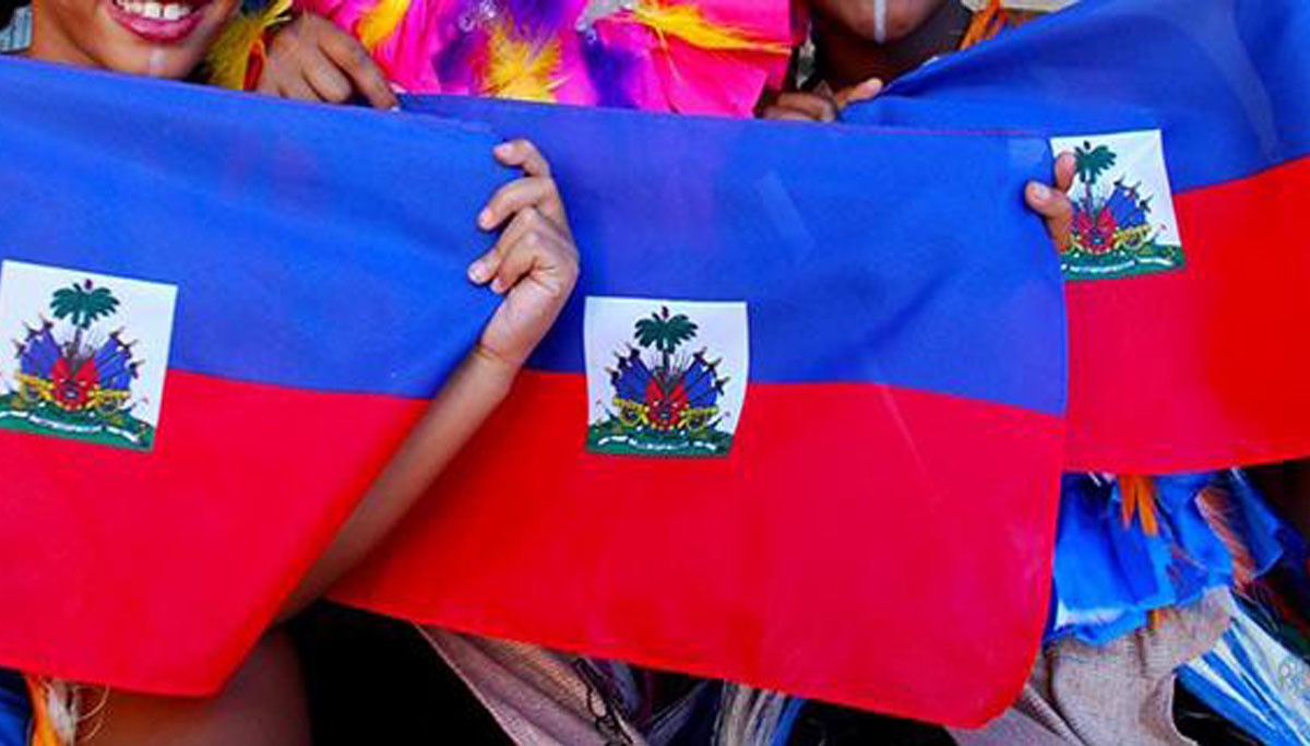 Haitian flags 